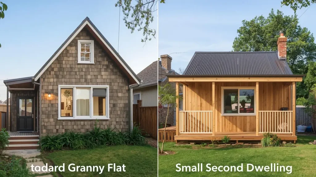 VIC Small Second Dwelling vs traditional granny flat requirements