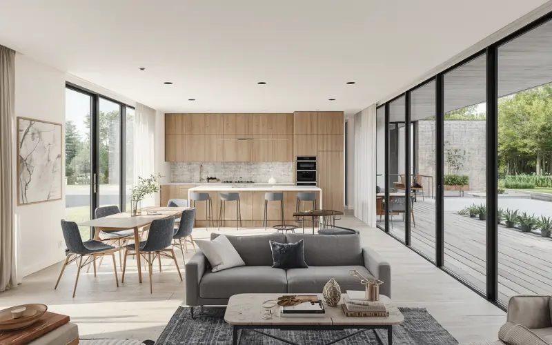 Modern granny flat Queensland interior shoot.