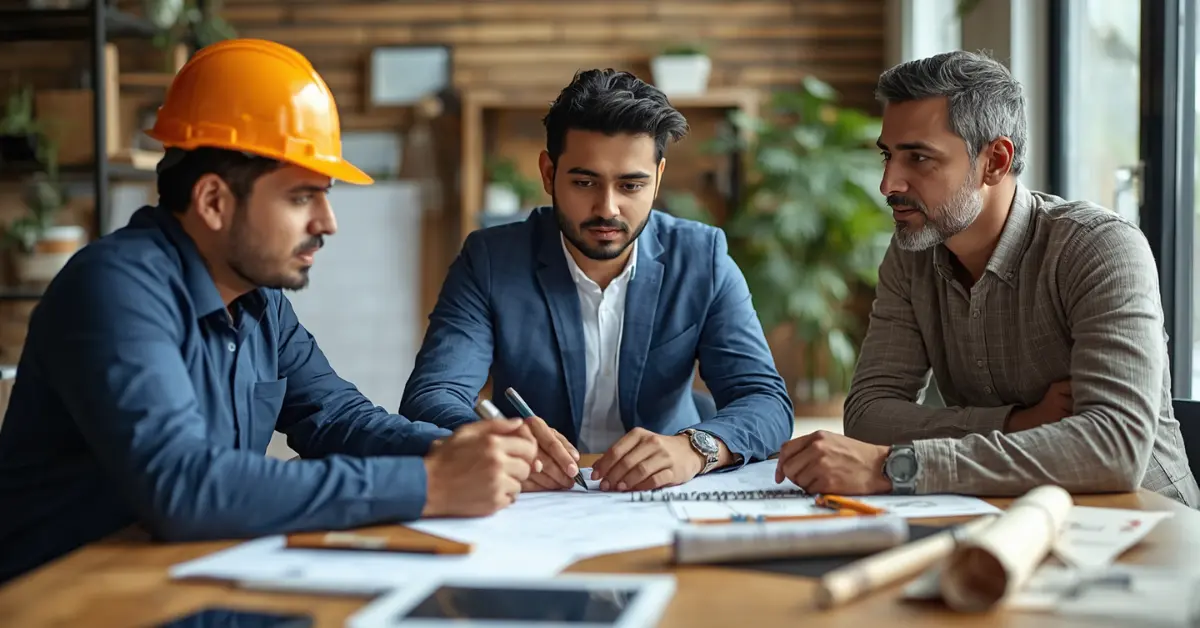 Homeowner reviewing the best questions to ask a granny flat builder during a consultation.