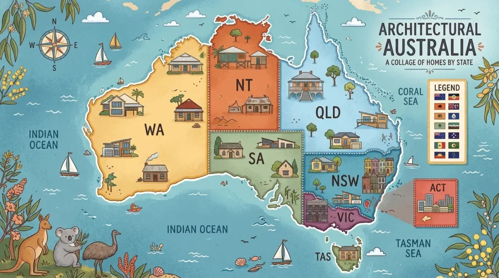 Map of Australia showing 2026 rental rules for different states.