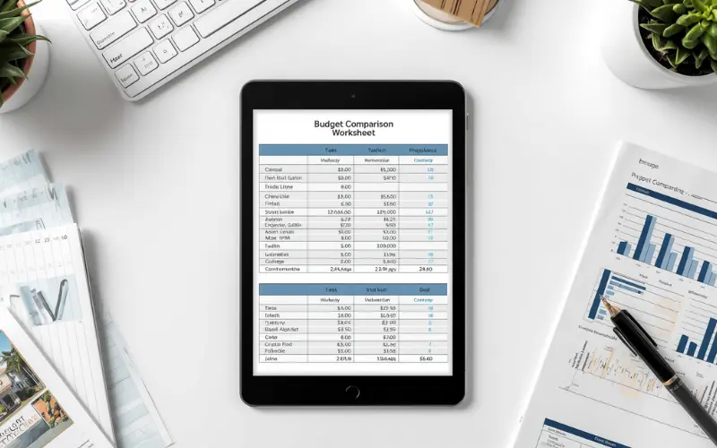Analyzing building spreadsheets and site parameters to evaluate a granny flat vs house extension strategy for long-term real estate value.