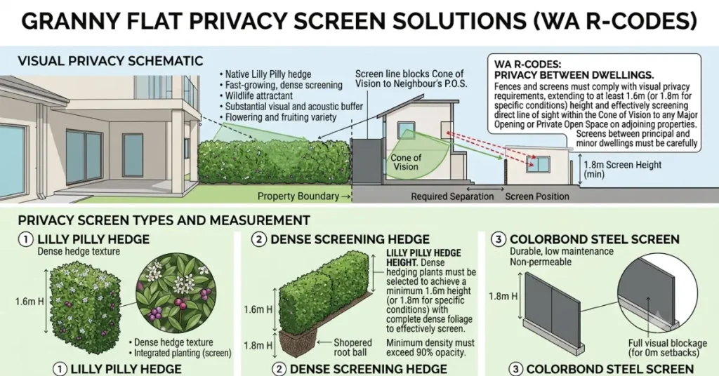 Lilly Pilly privacy screening WA backyard