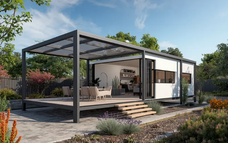 A newly constructed secondary dwelling in Perth showing the standard WA granny flat cost finishes.