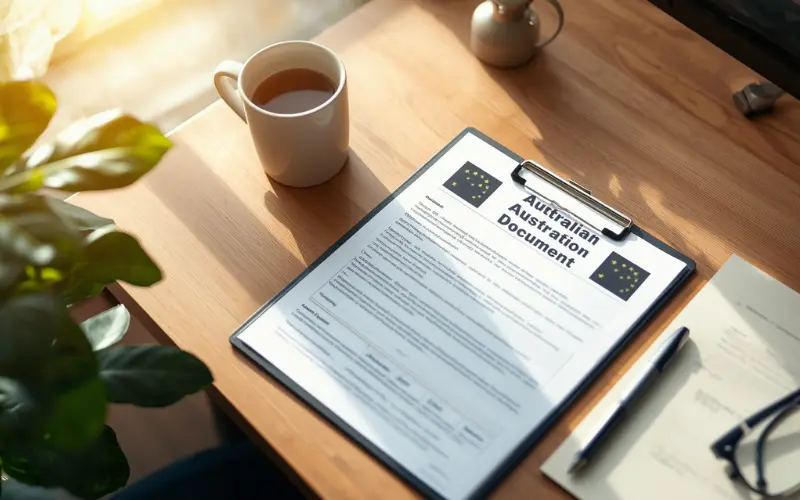 An official Form 1AA residential tenancy agreement for Western Australia rental properties.