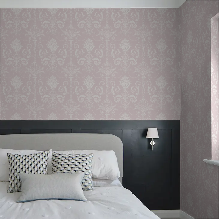 Laura Ashley damask design detail