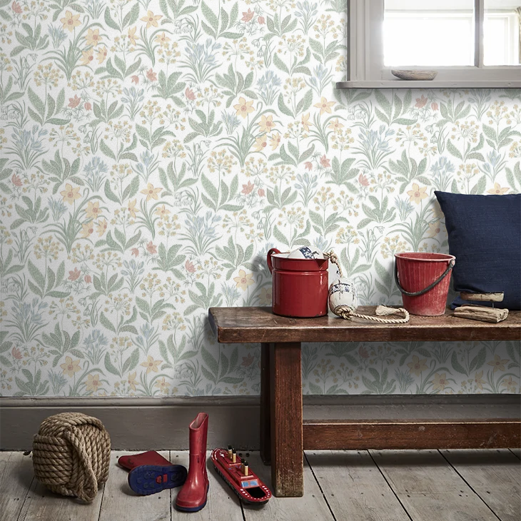 Huset I Solen Spring Green colourway swatch